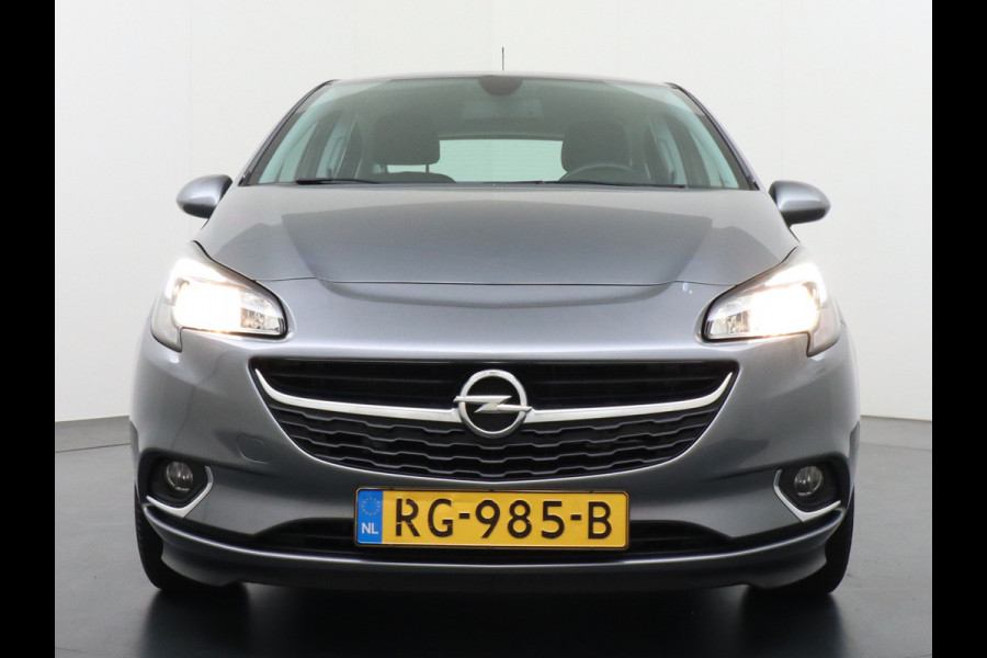 Opel Corsa 5Drs 1.0Turbo 90PK Innovation Ecc Stoel+Stuurverwarming Apple Carplay Android Auto Regen-Lichtsensor Pdc Led DimmendeB.Spiegel Lmv 16" Winterpakket 1+2 Bluetooth Voorruit verwarmbaar 100% Dealeronderhouden! Zeer Compleet!