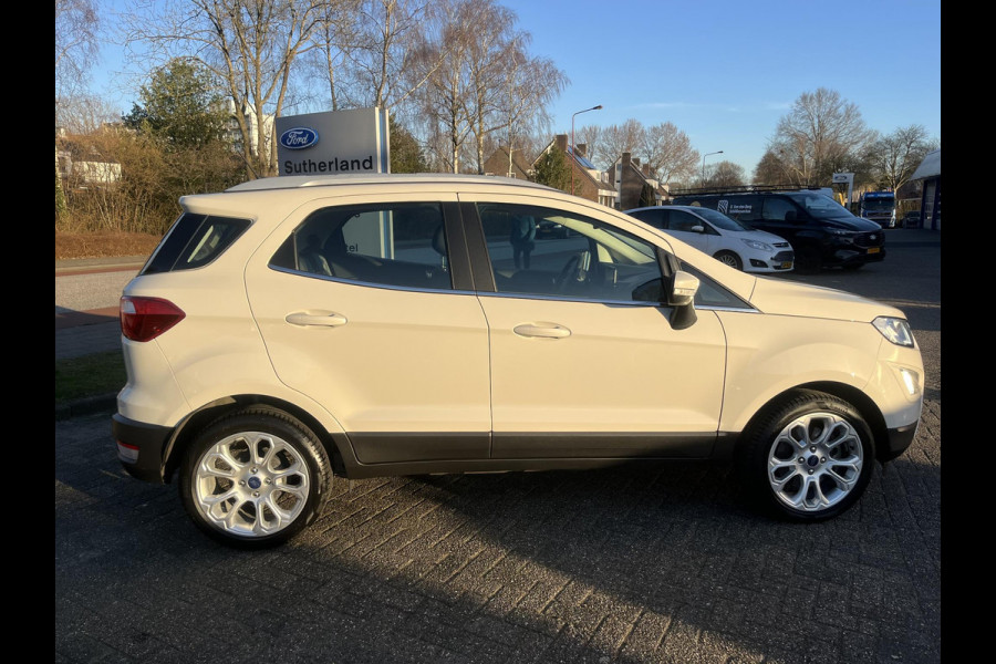 Ford EcoSport 1.0 EcoBoost Titanium 125pk | Achteruitrijcamera | Cruise Control | Stoel-, Stuur- & Voorruitverwarming | Climate Control | B&O Audio |