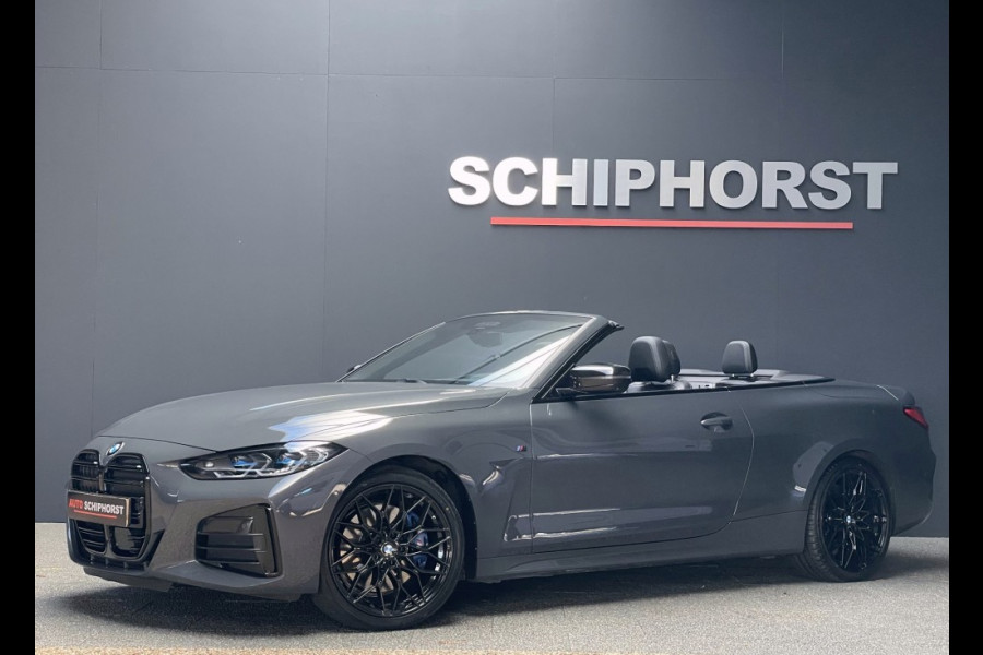 BMW 4 Serie Cabrio M440I laser/acc/head-up/dravitgrau/harmankardon/trekhaak