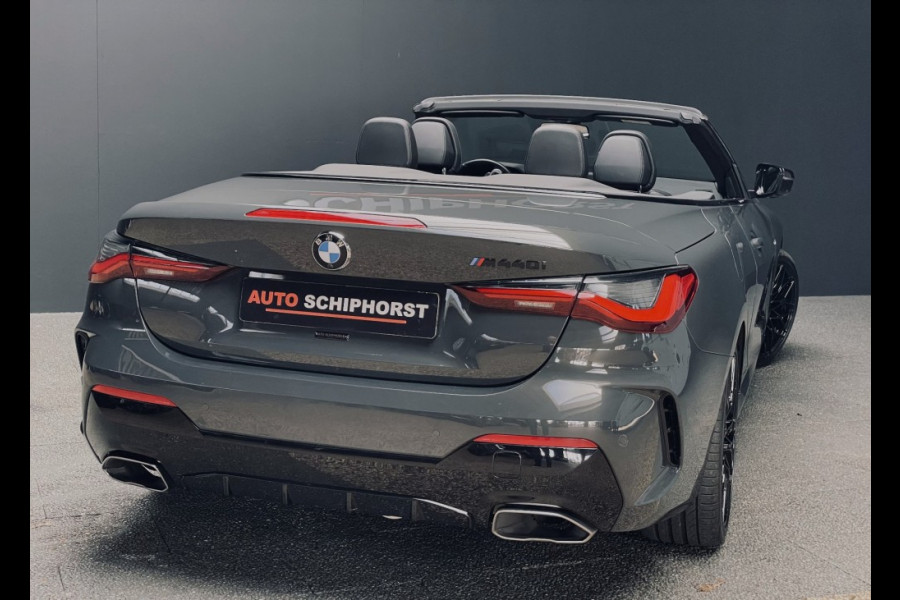 BMW 4 Serie Cabrio M440I laser/acc/head-up/dravitgrau/harmankardon/trekhaak