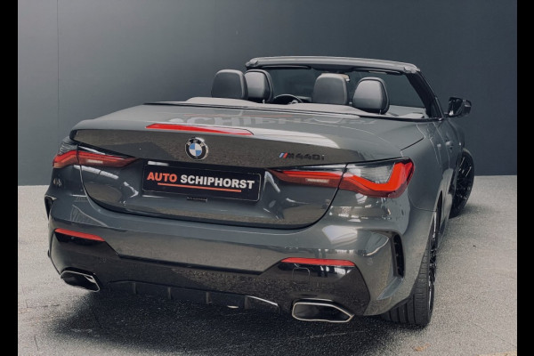BMW 4 Serie Cabrio M440I laser/acc/head-up/dravitgrau/harmankardon/trekhaak