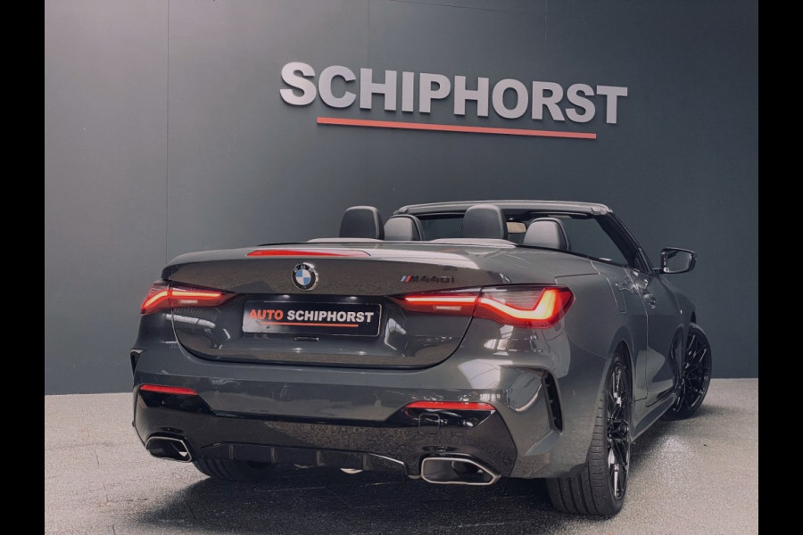 BMW 4 Serie Cabrio M440I laser/acc/head-up/dravitgrau/harmankardon/trekhaak