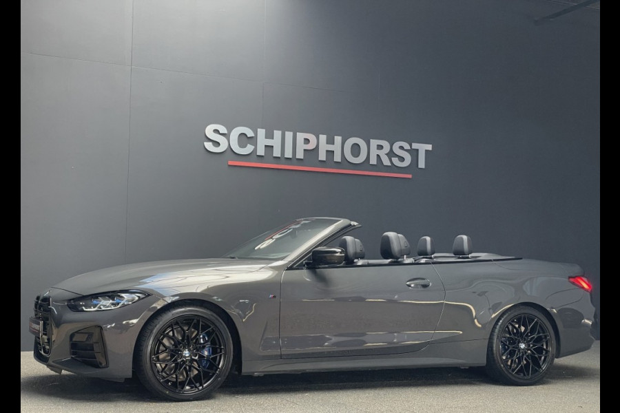 BMW 4 Serie Cabrio M440I laser/acc/head-up/dravitgrau/harmankardon/trekhaak