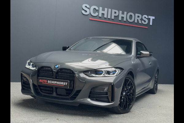 BMW 4 Serie Cabrio M440I laser/acc/head-up/dravitgrau/harmankardon/trekhaak