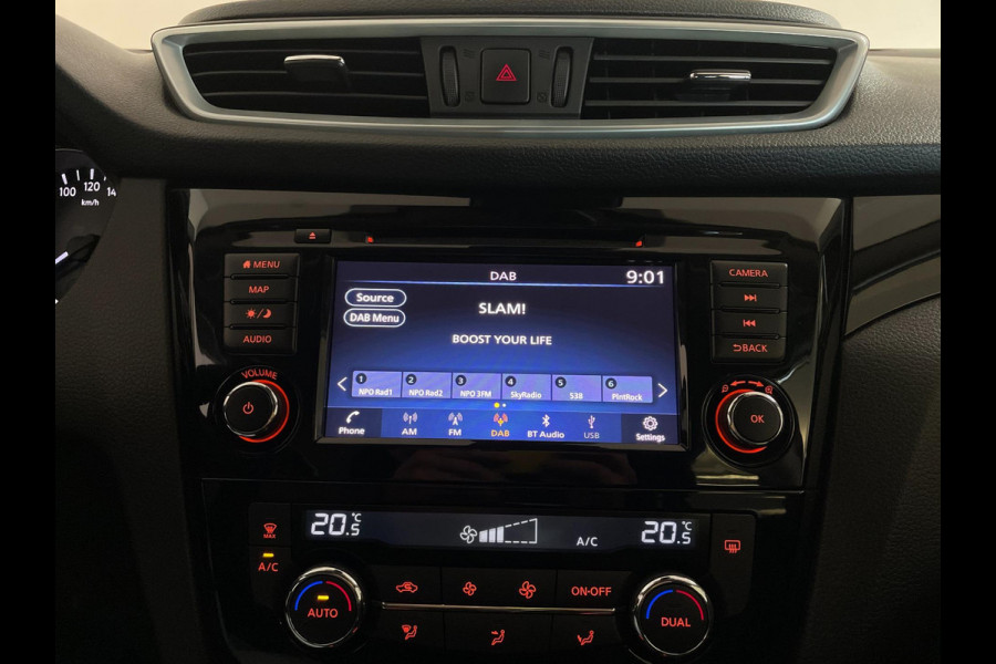 Nissan QASHQAI 1.3 DIG-T Tekna + AIRCO NAVI CRUISE BLUETOOTH MULTI STUUR VELGEN PRIVACYGLAS ZEER NETTE AUTO