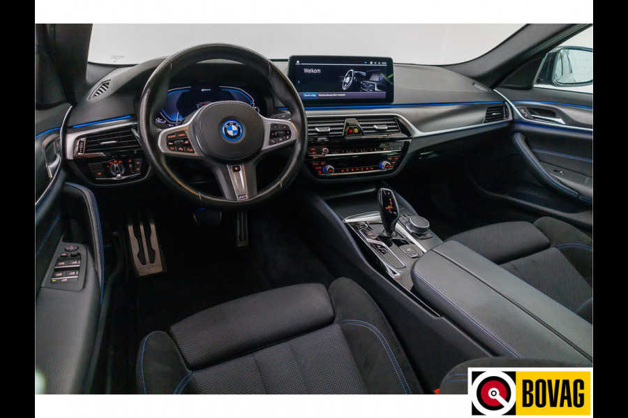 BMW 5 Serie 530e M-Sport Business Edition Plus 292 PK | Stoel- stuurverwarming | Adap. cruise Draadloze tel. lader | Navigatie | Sfeerverlichting