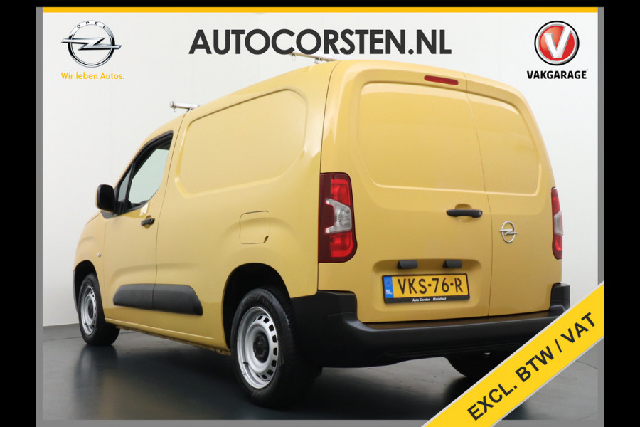 Opel Combo 1.5D L1H1 Edition 10x Op voorraad! 3-Pers. Airco Cruise-Contr. Bluetooth Elektr.ramen Elektr.spiegels+Verwarmd Centr.Vergr+ab. Schuifdeur Betonplex vloer Lat om Lat betimmering Origin. NLse auto, van binnen en buiten een Keurige Combo!