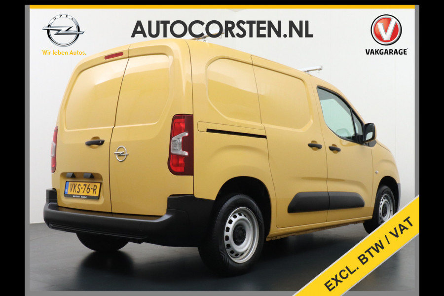 Opel Combo 1.5D L1H1 Edition 10x Op voorraad! 3-Pers. Airco Cruise-Contr. Bluetooth Elektr.ramen Elektr.spiegels+Verwarmd Centr.Vergr+ab. Schuifdeur Betonplex vloer Lat om Lat betimmering Origin. NLse auto, van binnen en buiten een Keurige Combo!