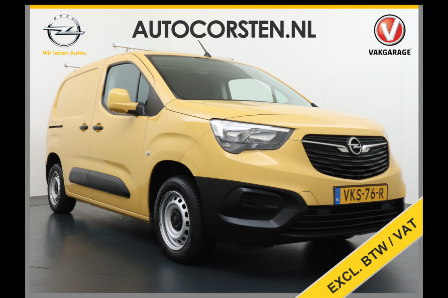 Opel Combo 1.5D L1H1 Edition 10x Op voorraad! 3-Pers. Airco Cruise-Contr. Bluetooth Elektr.ramen Elektr.spiegels+Verwarmd Centr.Vergr+ab. Schuifdeur Betonplex vloer Lat om Lat betimmering Origin. NLse auto, van binnen en buiten een Keurige Combo!