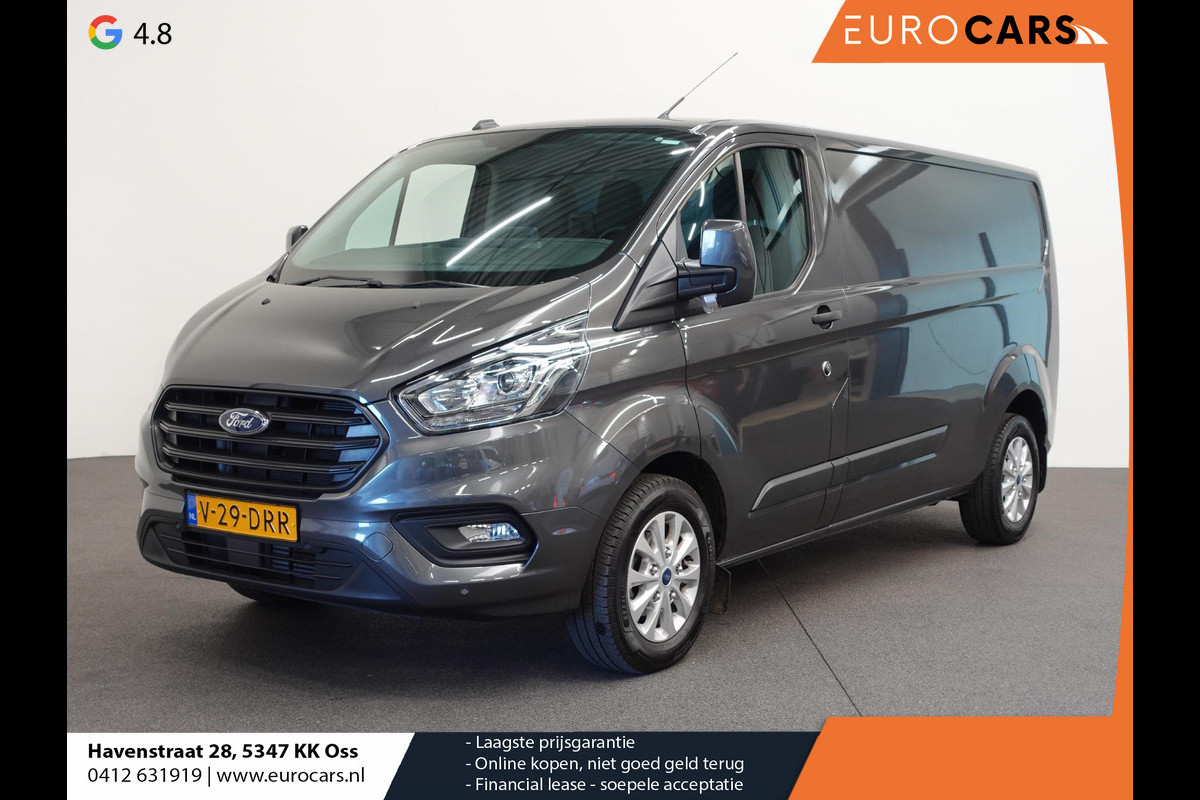 Ford Transit Custom 300 2.0 TDCI 130pk L2H1 Trend Automaat Airco Navigatie Cruise control Camera Parkeersensoren Trekhaak Betimmering Laadruimte