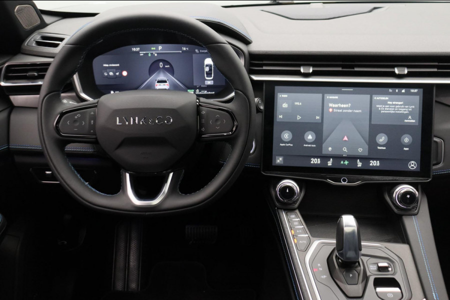 Lynk & Co 01 1.5 261PK Plug-in Hybrid *Fabrieksgarantie* 360* camera Pano/dak Apple/Carplay Adaptive/Cruise Zwart hemel