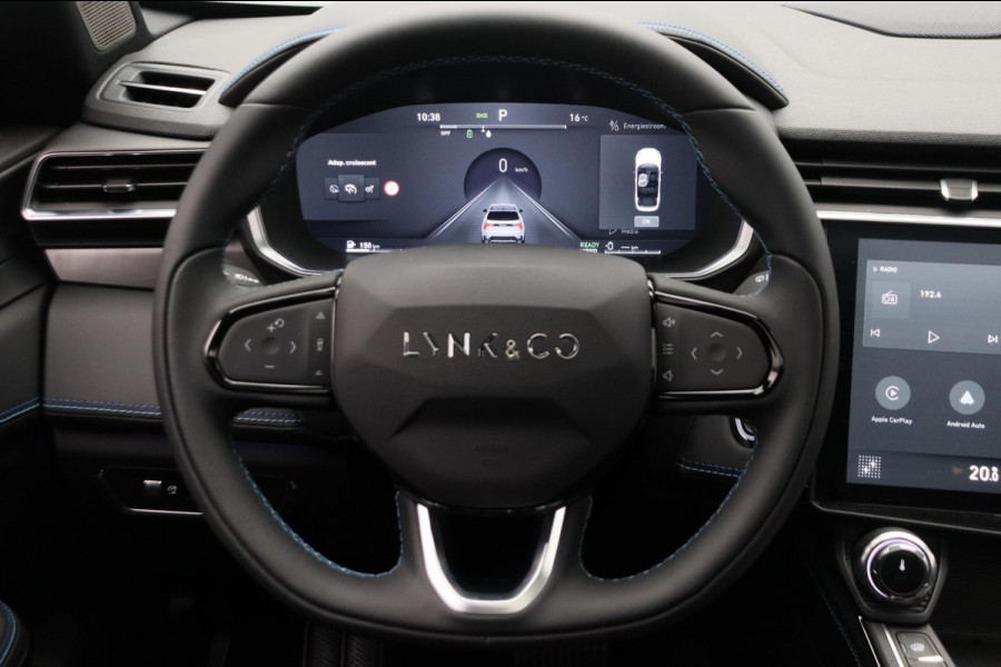 Lynk & Co 01 1.5 261PK Plug-in Hybrid *Fabrieksgarantie* 360* camera Pano/dak Apple/Carplay Adaptive/Cruise Zwart hemel