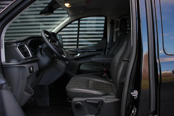 Ford Transit Custom 300 2.0 TDCI L2H1 Limited DC AUTOMAAT DUBBEL CABINE / RAPTOR / 2XSCHUIFDEUR / NAVIGATIE / APPLE CARPY / FULL