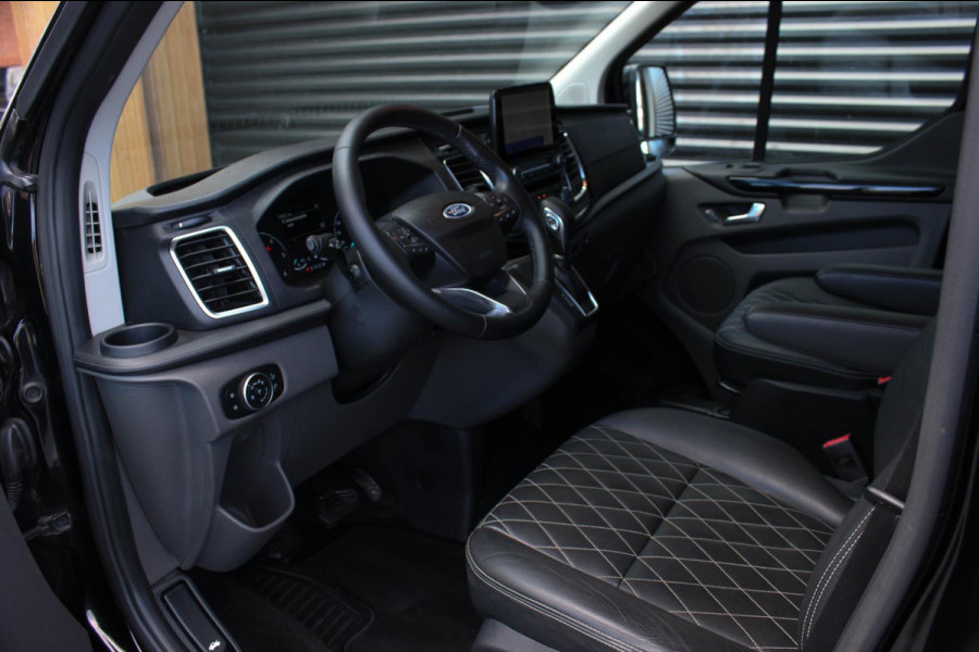 Ford Transit Custom 300 2.0 TDCI L2H1 Limited DC AUTOMAAT DUBBEL CABINE / RAPTOR / 2XSCHUIFDEUR / NAVIGATIE / APPLE CARPY / FULL