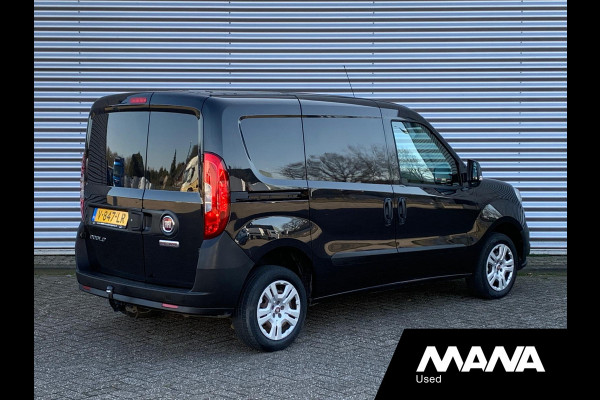 Fiat Dobló Cargo 1.3 MJ L1H1 Actual Airco Trekhaak Bluetooth 12V Betonplex USB Zwart AUX ASR