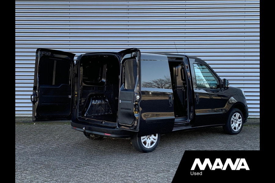 Fiat Dobló Cargo 1.3 MJ L1H1 Actual Airco Trekhaak Bluetooth 12V Betonplex USB Zwart AUX ASR