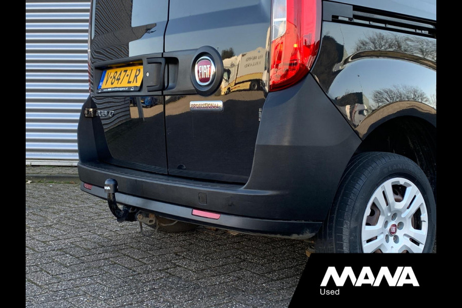Fiat Dobló Cargo 1.3 MJ L1H1 Actual Airco Trekhaak Bluetooth 12V Betonplex USB Zwart AUX ASR
