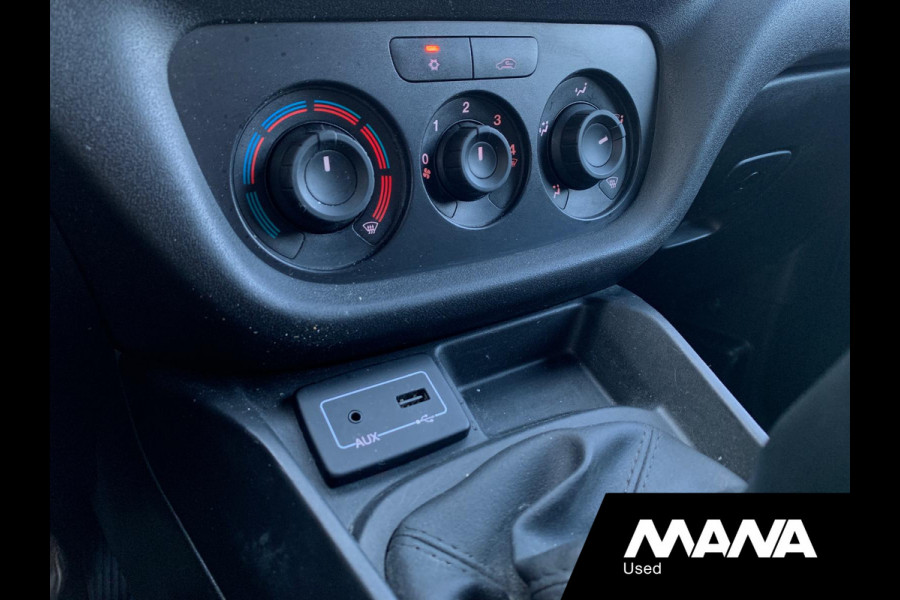 Fiat Dobló Cargo 1.3 MJ L1H1 Actual Airco Trekhaak Bluetooth 12V Betonplex USB Zwart AUX ASR