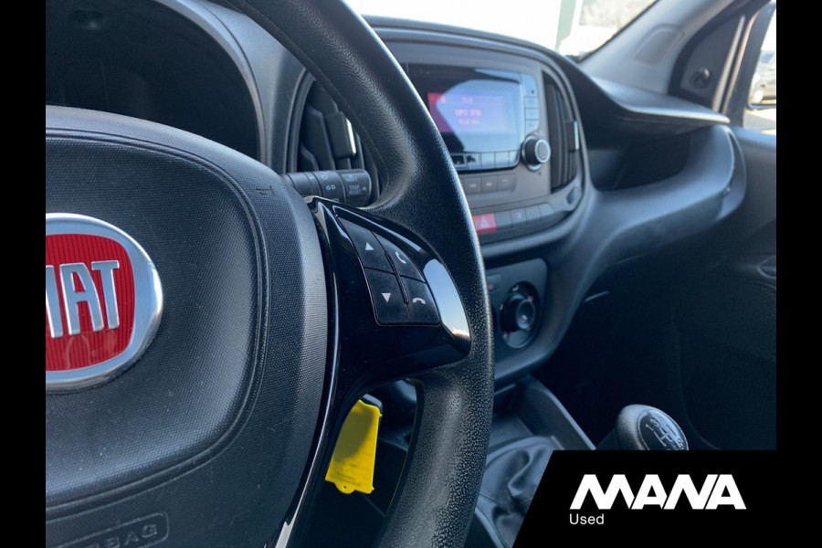 Fiat Dobló Cargo 1.3 MJ L1H1 Actual Airco Trekhaak Bluetooth 12V Betonplex USB Zwart AUX ASR