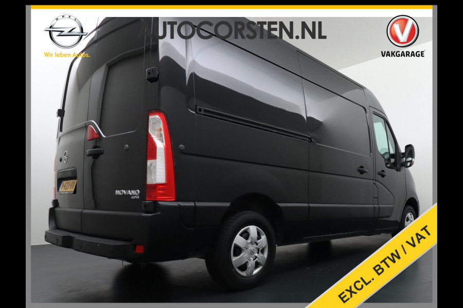 Opel Movano 2.3CDTI L2H2 3-Persoons Navi Ecc Camera Cruise Control Bluetooth Regen/Lichtsensor Pdc Betonplex vloer Lat om Lat betimmering Schuifdeur Navigatiepakket EURO 6 Y
