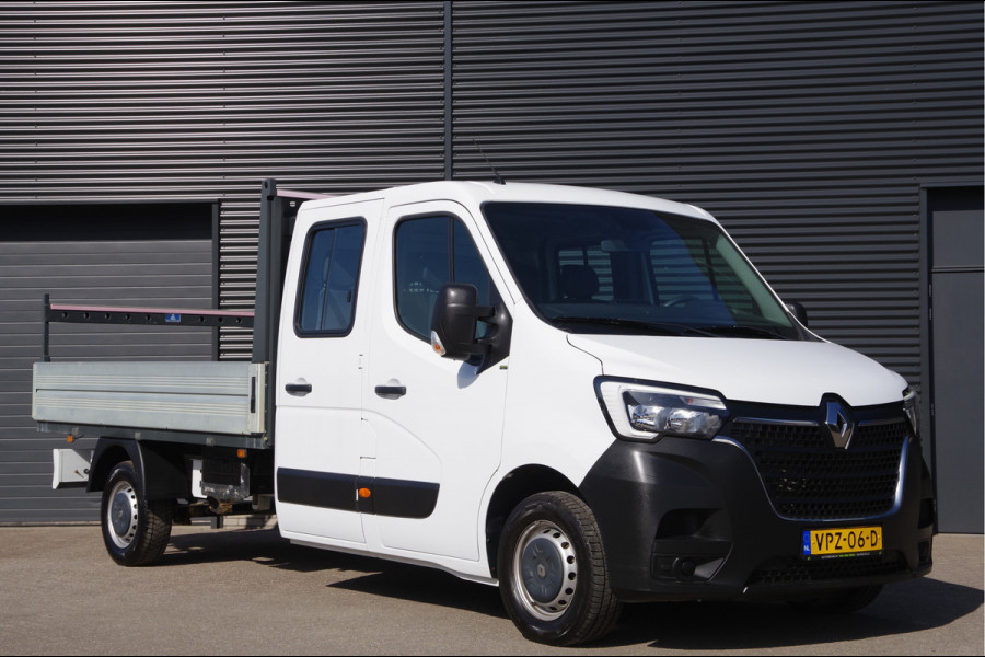 Renault Master T35 2.3 dCi L3 OPEN LAADBAK, 150PK, DC-7P, AIRCO, TREKHAAK, DUBBELE CABINE, PICK-UP, OPENLAADBAK, PICKUP