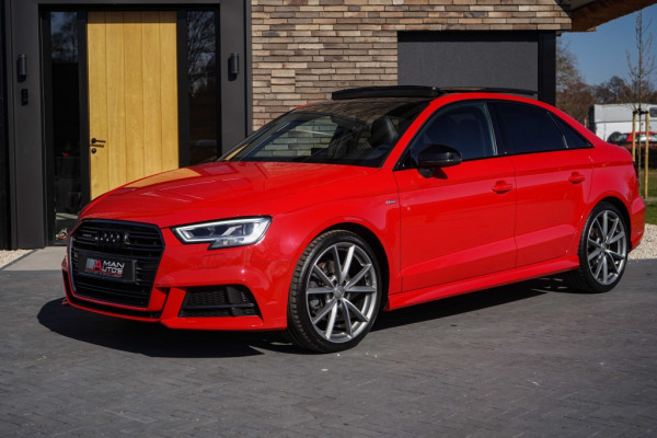 Audi A3 Limousine 2.0 TFSI 3X S-Line Quattro Pano/RS-zetels/Virtual/Tango-red