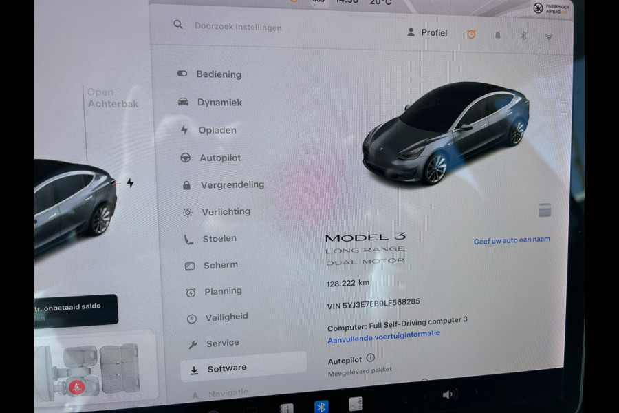 Tesla Model 3 Long Range AWD 75 kWh 86% SOH Trekhaak (1.000kg) 4x nw band Rijklaarprijs!