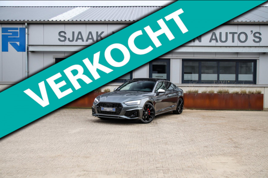 Audi A5 Sportback 40 2.0 TFSI S Edition Facelift 204pk S-Tronic! 1e|NL|DLR|Panoramadak|Virtual Cockpit|Leder|Matrix|CarPlay|Black