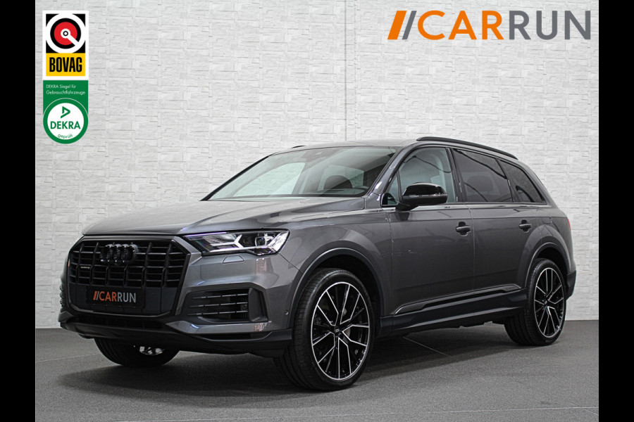 Audi Q7 55 TFSIe V6 381pk Quattro 67dkm! | Head-Up | Leder | Dodehoek | Virtual-Cockpit | LED | Elek. Stoelen | Standkachel | Camera | Stoelverwarming | 3-Zone Clima | Draadloos Laden | Park-Assist |