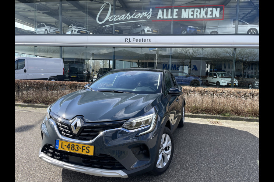 Renault Captur 1.0 TCe 100 Bi-Fuel Business Zen uitgerust met comfort en parking pakket met o.a. Climate control - Cruise control - Parkeersens. V+A - Navi full map - A-uitrijcamera - LED verlicht. - Trekhaak - Regensensor - rijstrook sensor - hill hold