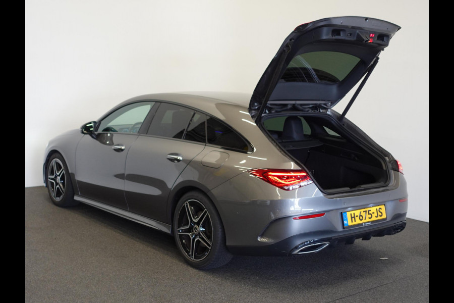 Mercedes-Benz CLA-Klasse Shooting Brake 200 Aut. DCT AMG Line Night Pakket Plus Pakket Ambiente Verlichting Leder Alcantara Trekhaak Full LED Navigatie PDC VA + Camera