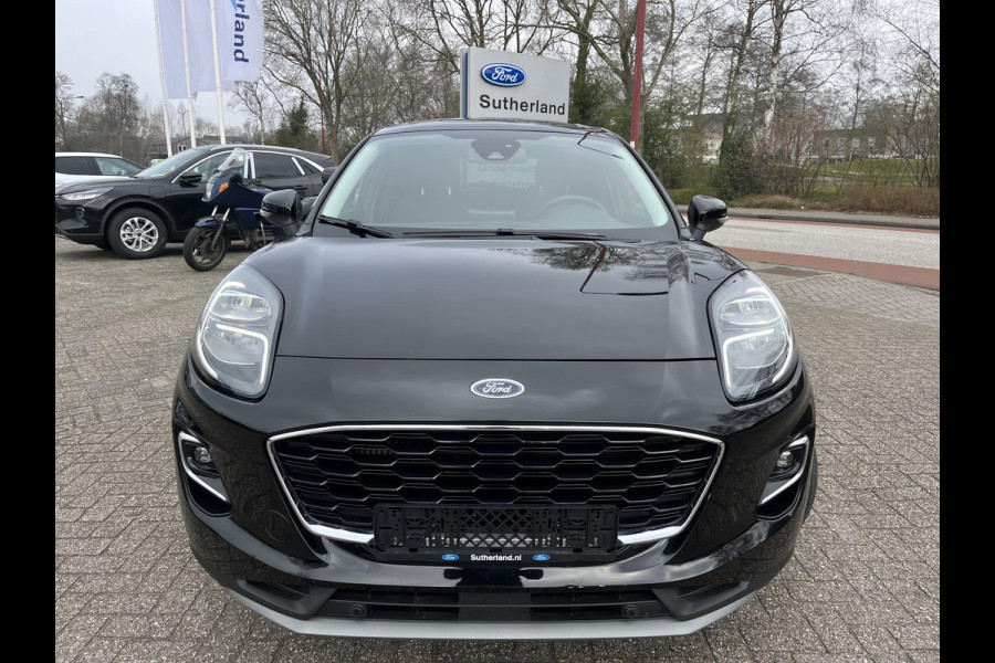 Ford Puma 1.0 EcoBoost Hybrid Titanium X | 155pk Automaat | Panoramadak | Adaptive cruise control | Winter-pack | Full-LED koplampen | Handsfree bedienbare achterklep | Dodehoeksensoren