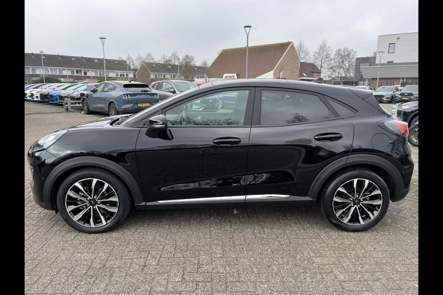Ford Puma 1.0 EcoBoost Hybrid Titanium X | 155pk Automaat | Panoramadak | Adaptive cruise control | Winter-pack | Full-LED koplampen | Handsfree bedienbare achterklep | Dodehoeksensoren