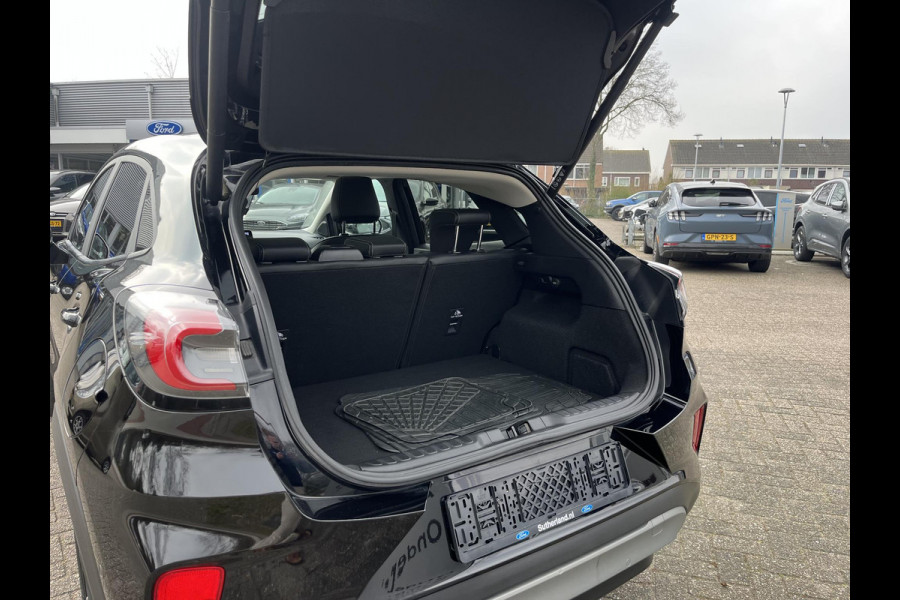 Ford Puma 1.0 EcoBoost Hybrid Titanium X | 155pk Automaat | Panoramadak | Adaptive cruise control | Winter-pack | Full-LED koplampen | Handsfree bedienbare achterklep | Dodehoeksensoren
