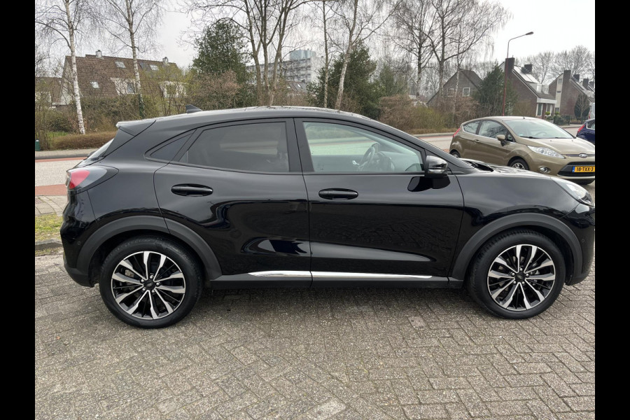 Ford Puma 1.0 EcoBoost Hybrid Titanium X | 155pk Automaat | Panoramadak | Adaptive cruise control | Winter-pack | Full-LED koplampen | Handsfree bedienbare achterklep | Dodehoeksensoren