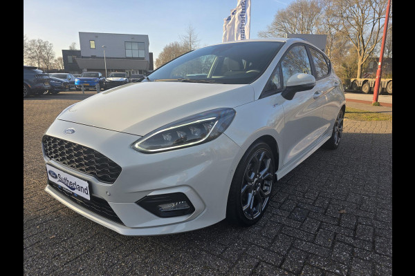 Ford Fiesta 1.0 EcoBoost Hybrid ST-Line X | Adaptive cruise control | Winter Pack | Dodehoeksensoren | Full-LED koplampen | Achteruitrijcamera | Draadloze telefoonlader | Privacy glass
