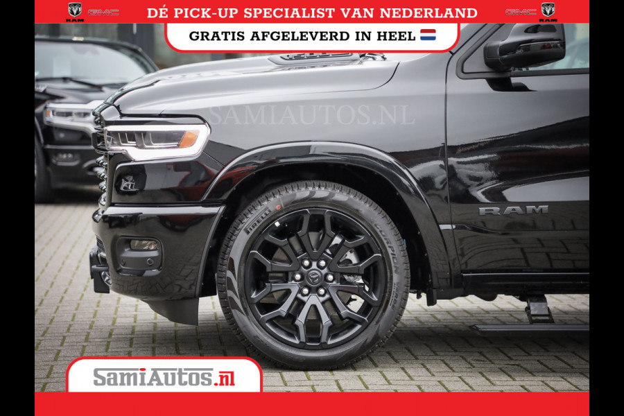 Dodge Ram 1500 LIMITED SPORT DE MEEST LUXUEUZE PICK UP HIGH OUTPUT H.O 540PK 706 Nm 2025 | XB9 | MASSAGE | BOM VOL | CREW CAB | DUBBELE CABINE | GRIJSKENTEKEN | VOORRAAD NR 2295 - 8559