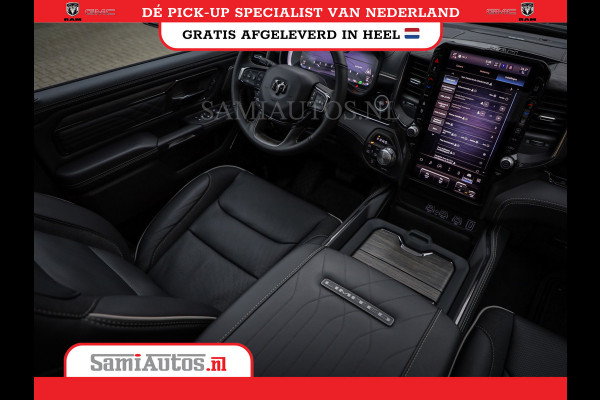 Dodge Ram 1500 LIMITED NIGHT H.O 540PK 706 Nm 2025 | XB9 | MASSAGE | BOM VOL | CREW CAB | DUBBELE CABINE | GRIJSKENTEKEN | DE MEEST LUXUEUZE en BEGEERDE Pick-up | VOORRAAD NR 2357 - 5182
