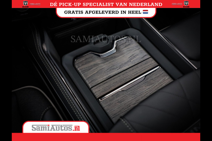 Dodge Ram 1500 LIMITED NIGHT H.O 540PK 706 Nm 2025 | XB9 | MASSAGE | BOM VOL | CREW CAB | DUBBELE CABINE | GRIJSKENTEKEN | DE MEEST LUXUEUZE en BEGEERDE Pick-up | VOORRAAD NR 2357 - 5182