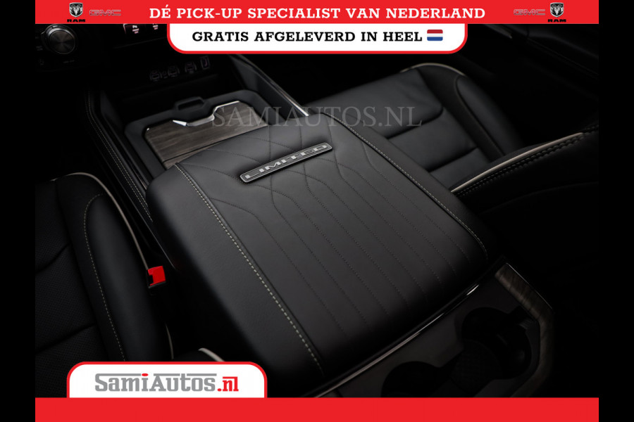 Dodge Ram 1500 LIMITED NIGHT H.O 540PK 706 Nm 2025 | XB9 | MASSAGE | BOM VOL | CREW CAB | DUBBELE CABINE | GRIJSKENTEKEN | DE MEEST LUXUEUZE en BEGEERDE Pick-up | VOORRAAD NR 2357 - 5182