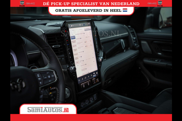 Dodge Ram 1500 LIMITED NIGHT H.O 540PK 706 Nm 2025 | XB9 | MASSAGE | BOM VOL | CREW CAB | DUBBELE CABINE | GRIJSKENTEKEN | DE MEEST LUXUEUZE en BEGEERDE Pick-up | VOORRAAD NR 2357 - 5182