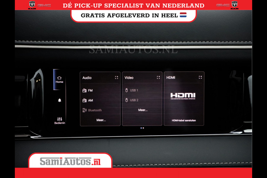 Dodge Ram 1500 LIMITED NIGHT H.O 540PK 706 Nm 2025 | XB9 | MASSAGE | BOM VOL | CREW CAB | DUBBELE CABINE | GRIJSKENTEKEN | DE MEEST LUXUEUZE en BEGEERDE Pick-up | VOORRAAD NR 2357 - 5182