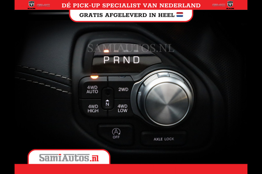 Dodge Ram 1500 LIMITED NIGHT H.O 540PK 706 Nm 2025 | XB9 | MASSAGE | BOM VOL | CREW CAB | DUBBELE CABINE | GRIJSKENTEKEN | DE MEEST LUXUEUZE en BEGEERDE Pick-up | VOORRAAD NR 2357 - 5182