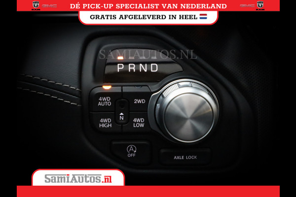 Dodge Ram 1500 LIMITED NIGHT H.O 540PK 706 Nm 2025 | XB9 | MASSAGE | BOM VOL | CREW CAB | DUBBELE CABINE | GRIJSKENTEKEN | DE MEEST LUXUEUZE en BEGEERDE Pick-up | VOORRAAD NR 2357 - 5182
