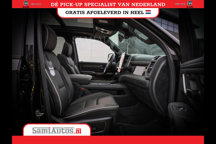Dodge Ram 1500 LIMITED NIGHT H.O 540PK 706 Nm 2025 | XB9 | MASSAGE | BOM VOL | CREW CAB | DUBBELE CABINE | GRIJSKENTEKEN | DE MEEST LUXUEUZE en BEGEERDE Pick-up | VOORRAAD NR 2357 - 5182