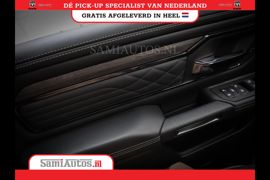 Dodge Ram 1500 LIMITED NIGHT H.O 540PK 706 Nm 2025 | XB9 | MASSAGE | BOM VOL | CREW CAB | DUBBELE CABINE | GRIJSKENTEKEN | DE MEEST LUXUEUZE en BEGEERDE Pick-up | VOORRAAD NR 2357 - 5182