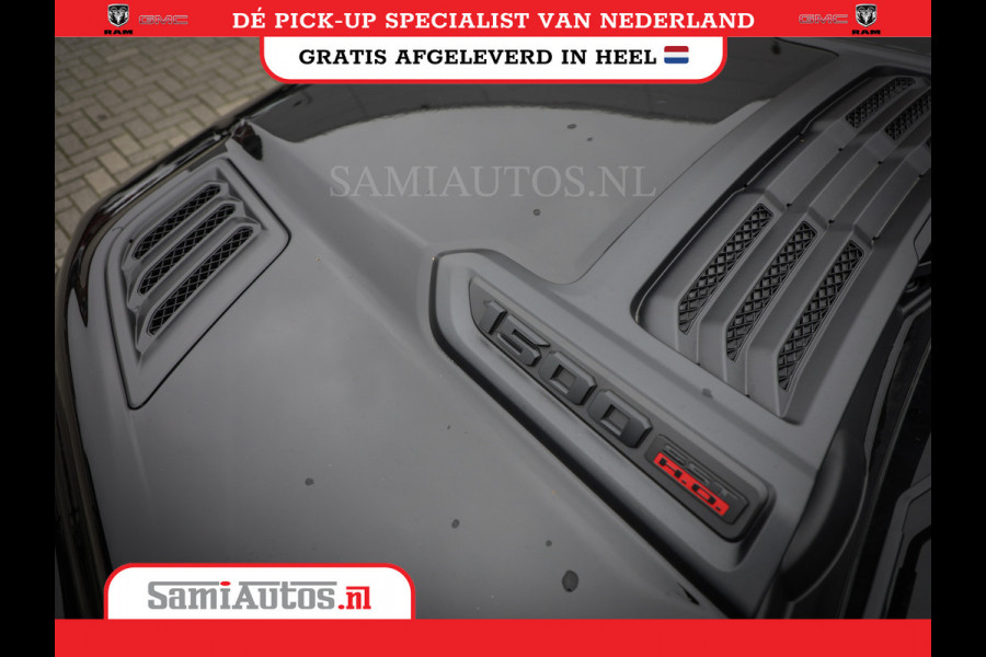 Dodge Ram 1500 LIMITED NIGHT H.O 540PK 706 Nm 2025 | XB9 | MASSAGE | BOM VOL | CREW CAB | DUBBELE CABINE | GRIJSKENTEKEN | DE MEEST LUXUEUZE en BEGEERDE Pick-up | VOORRAAD NR 2357 - 5182