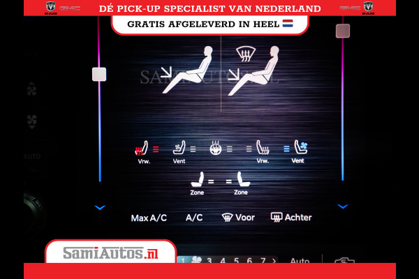 Dodge Ram 1500 LIMITED NIGHT H.O 540PK 706 Nm 2025 | XB9 | MASSAGE | BOM VOL | CREW CAB | DUBBELE CABINE | GRIJSKENTEKEN | DE MEEST LUXUEUZE en BEGEERDE Pick-up | VOORRAAD NR 2357 - 5182