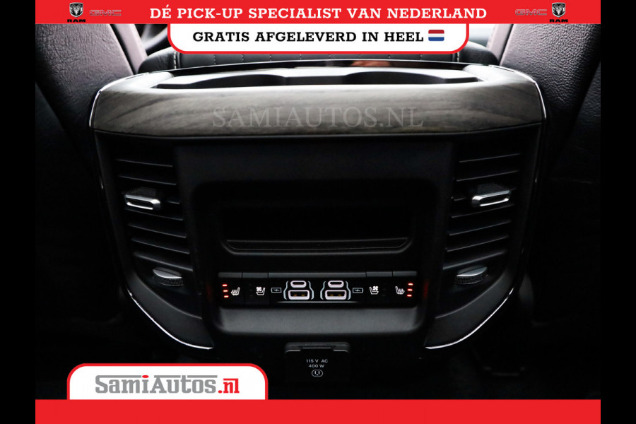 Dodge Ram 1500 LIMITED NIGHT H.O 540PK 706 Nm 2025 | XB9 | MASSAGE | BOM VOL | CREW CAB | DUBBELE CABINE | GRIJSKENTEKEN | DE MEEST LUXUEUZE en BEGEERDE Pick-up | VOORRAAD NR 2357 - 5182