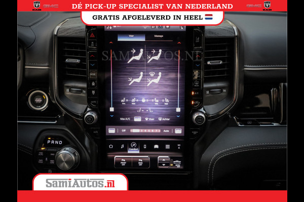Dodge Ram 1500 LIMITED NIGHT H.O 540PK 706 Nm | XB9 | MASSAGE | BOM VOL | PWD IVORY | CREW CAB | DUBBELE CABINE | GRIJSKENTEKEN | 5 PERSOONS | DE MEEST LUXUEUZE en BEGEERDE Pick-up | VOORRAAD NR 2351 - 7478